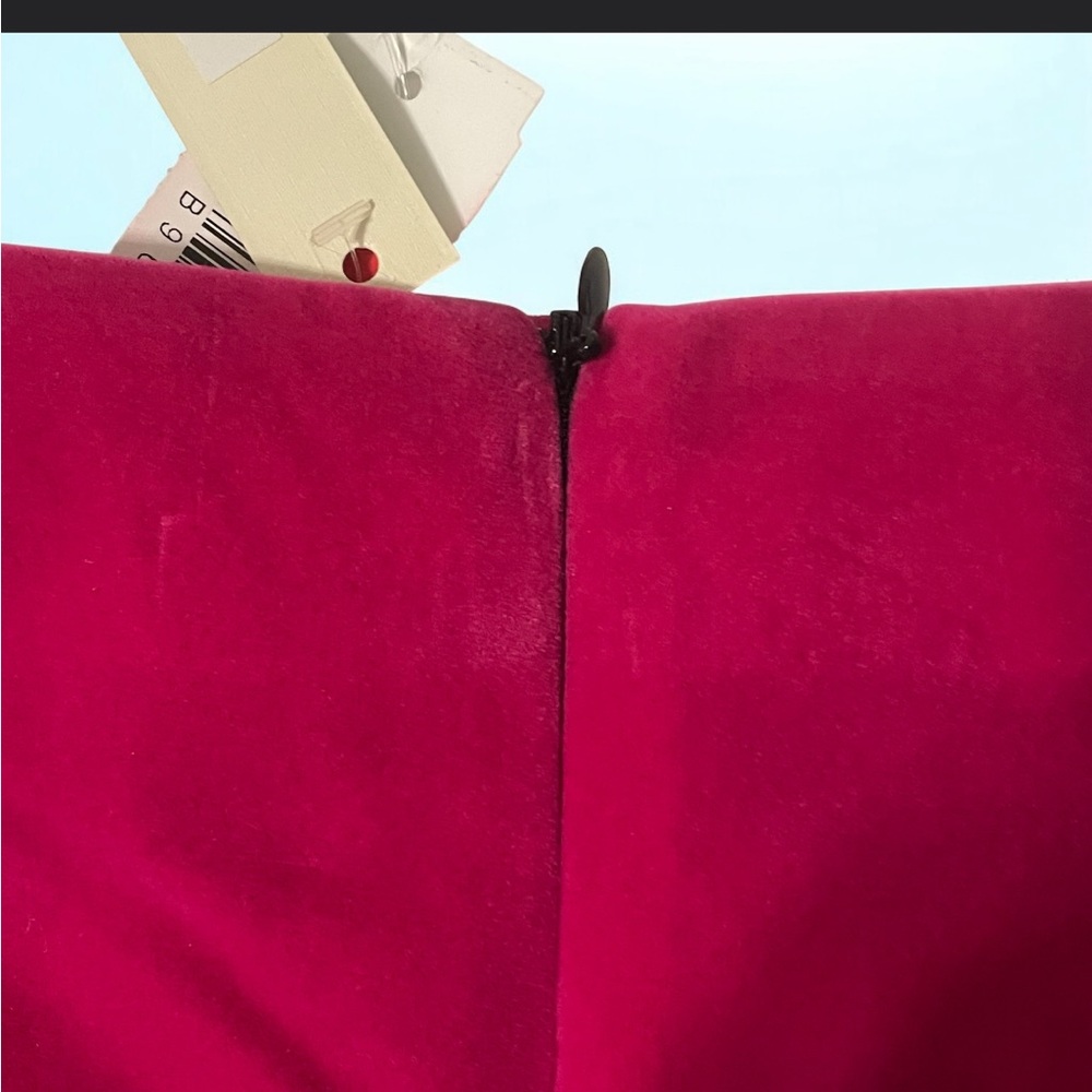 Mustard Seed Fuchsia Pencil Skirt with Zipper Accents - Picture 4 of 10